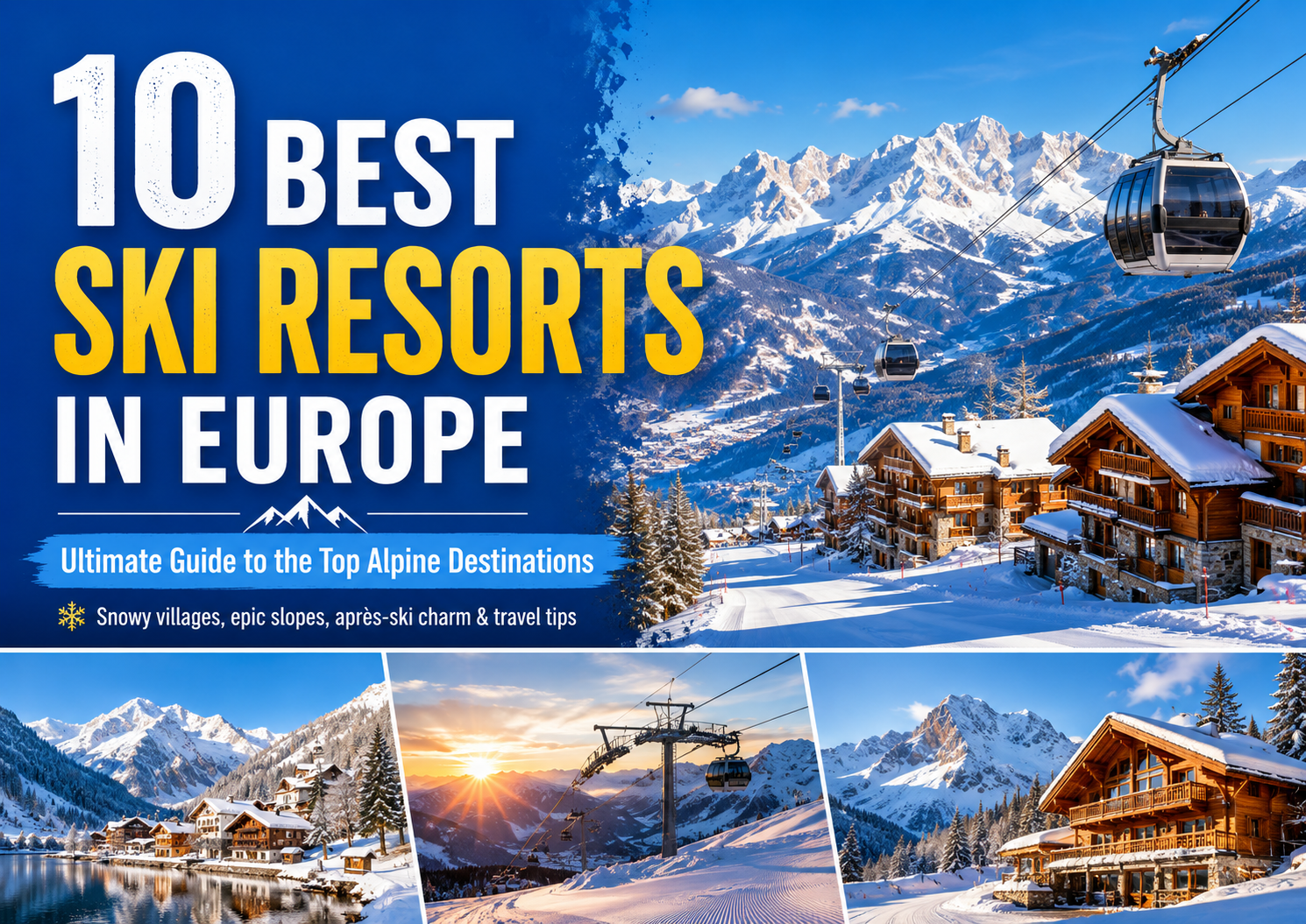 Top 10 Best Skiing Spots in Europe – A Tiny Traveler